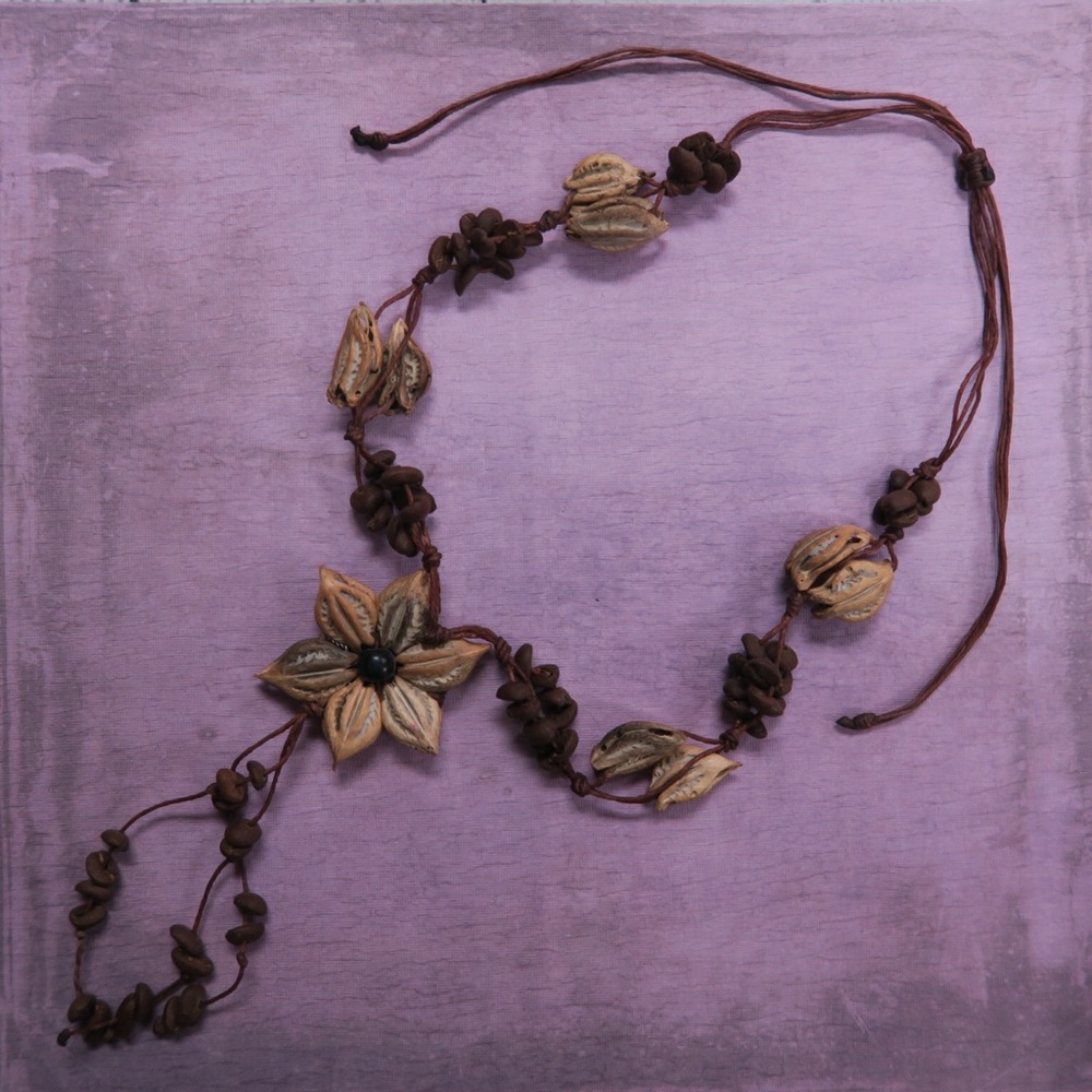 Handmade Coffee Bean Necklace